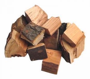 Wood used in smoking technique