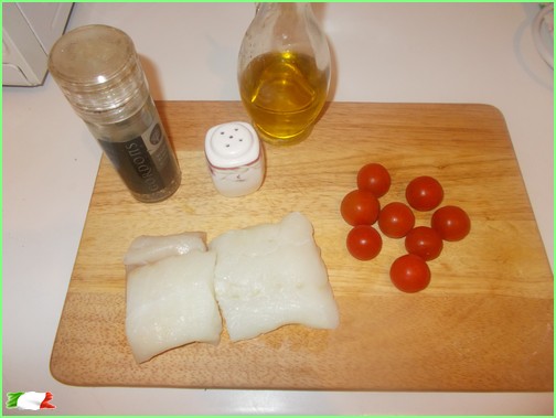 Cod in papillote ingredients