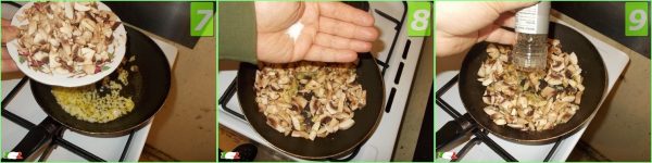 Crostini with mushrooms 3