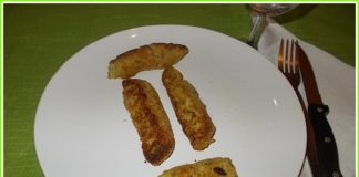 courgette croquettes plate