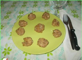 Meatballs veal philadelphia plate