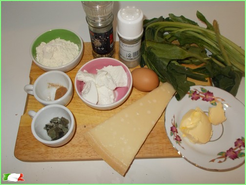 Tortellini spinach and ricotta ingredients