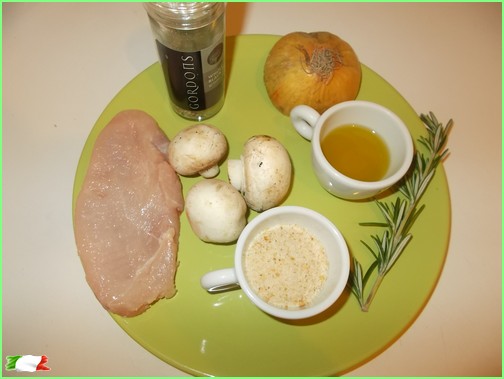 Turkey breast with mushrooms ingredients