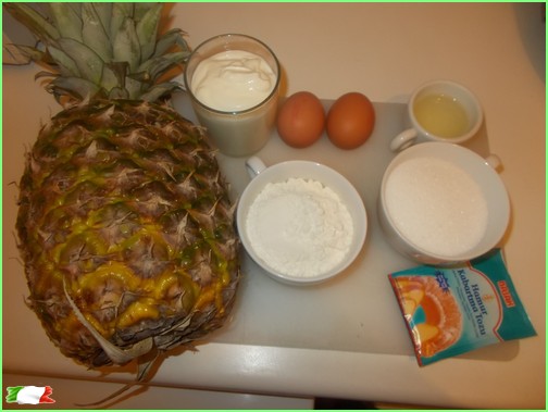 pineapple cake ingredients