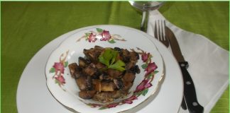 SAUTÉED MUSHROOMS (TRIFOLATI) dish