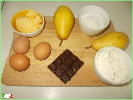 CROSTATA CHOCOLATE AND PEARS ingredients
