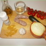 PENNE-ZUCCHINI-AND-SAUSAGES-ingredients